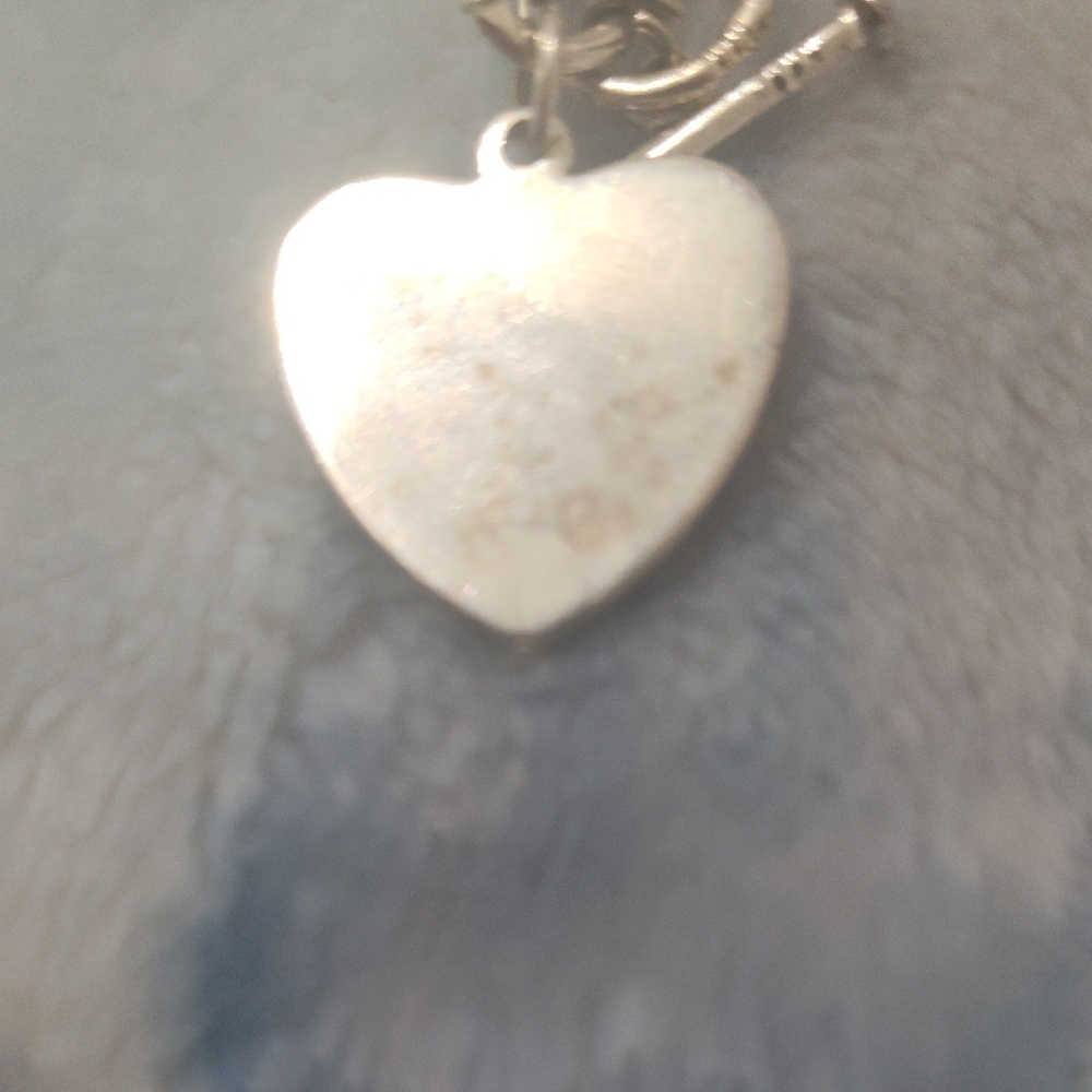 Heart Charm Bracelet Steel - Picture 3 of 7